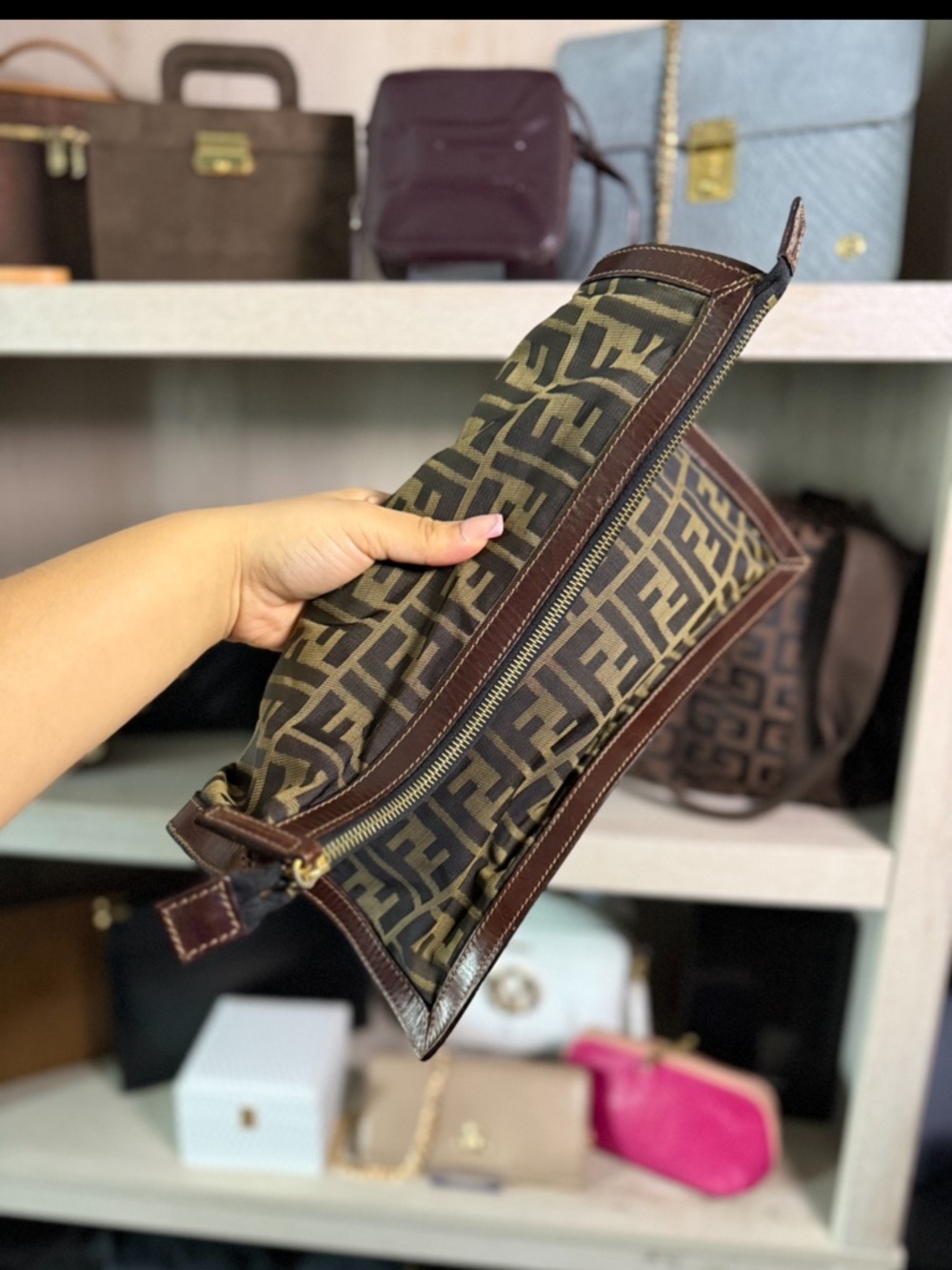 FENDI  Zucca Vintage Clutch
